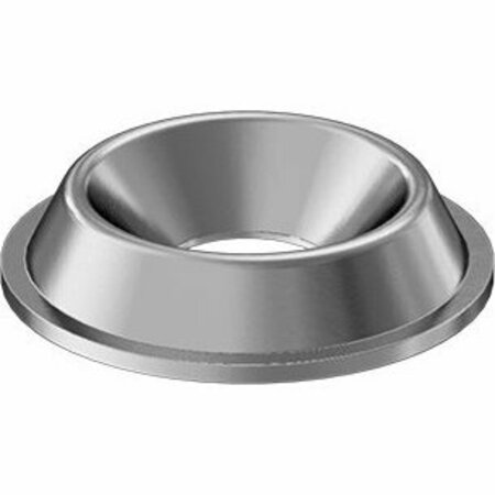 BSC PREFERRED 18-8 Stainless Steel Countersunk Washer Flanged Number 8 Screw Size 0.21 ID 0.609 OD, 100PK 90333A009